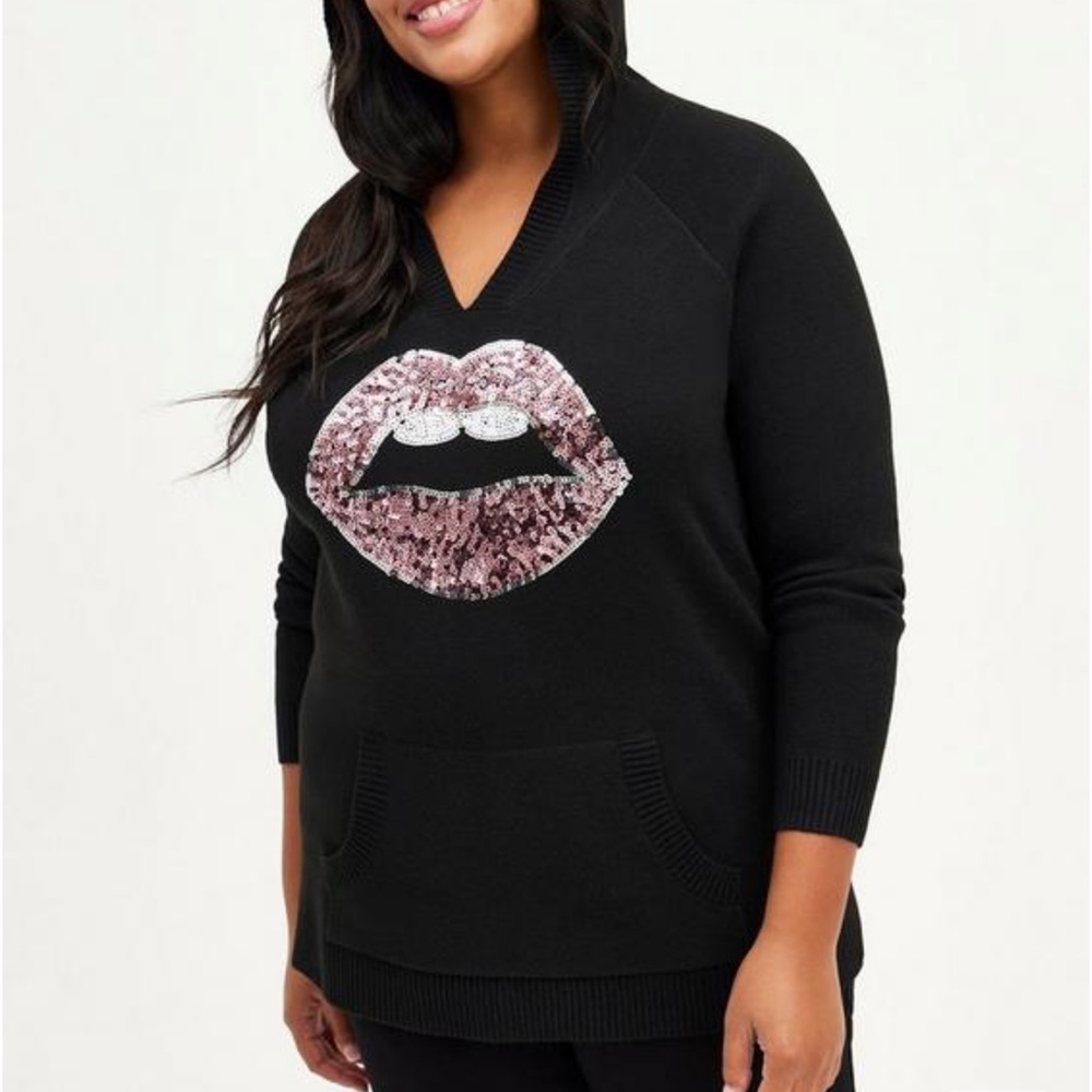 Torrid breast cancer hoodie sweater